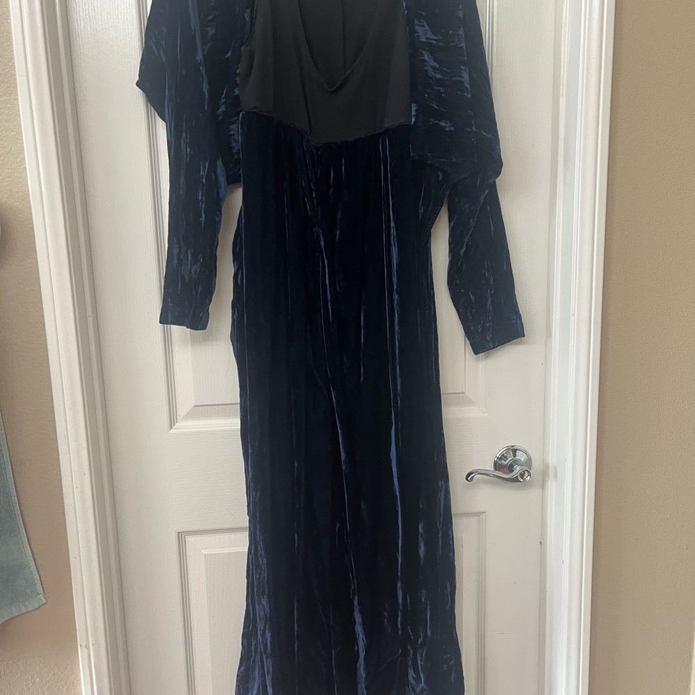 Morgane Le Fay Black and Blue Dress